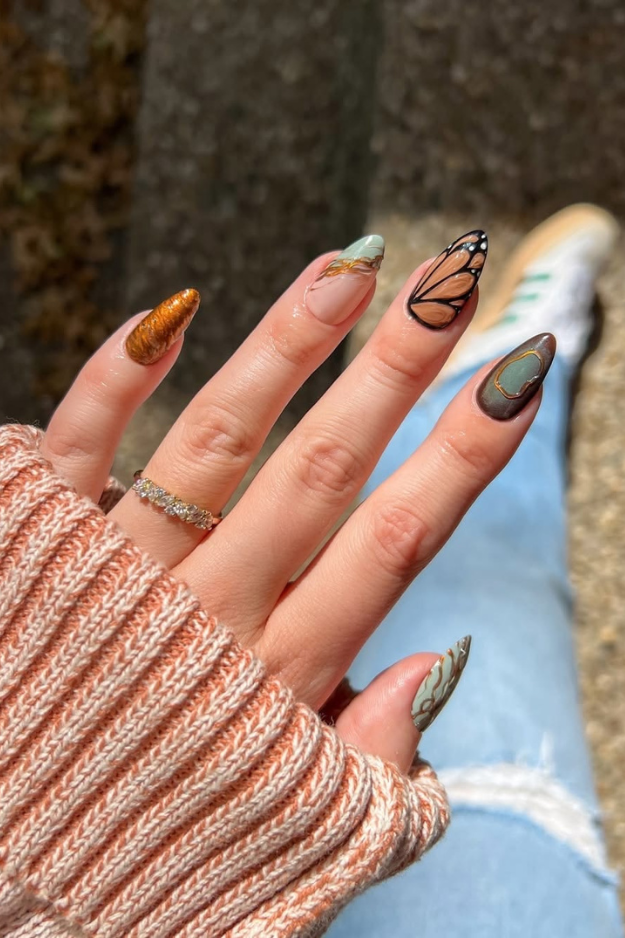 24 September Nails That Are the Perfect Goodbye to Summer and Hello to Fall 24 September Nails That Are the Perfect Goodbye to Summer and Hello to Fall
