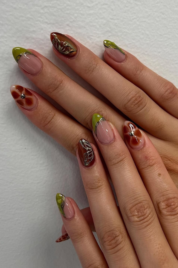 24 September Nails That Are the Perfect Goodbye to Summer and Hello to Fall 24 September Nails That Are the Perfect Goodbye to Summer and Hello to Fall