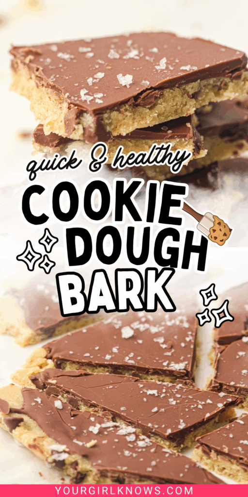 Healthy Cookie Dough Bark That Tastes Like a Cheat Dessert (Without the Guilt) Healthy Cookie Dough Bark That Tastes Like a Cheat Dessert (Without the Guilt)