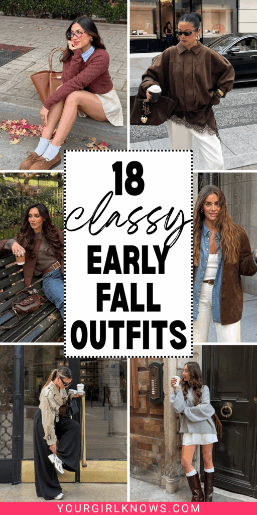 18 Early Fall Outfits You'll Want to Wear on Repeat From September Through October 18 Early Fall Outfits You'll Want to Wear on Repeat From September Through October