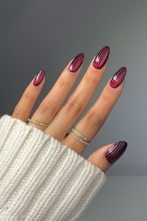 These Maroon Nails Are About to Become Your New Signature Manicure These Maroon Nails Are About to Become Your New Signature Manicure