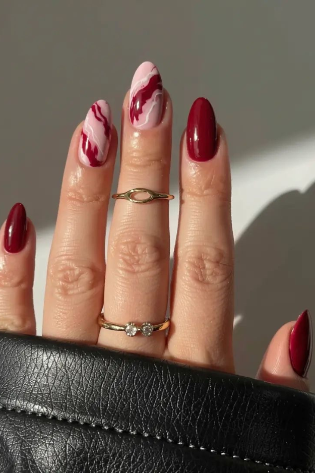 These Maroon Nails Are About to Become Your New Signature Manicure These Maroon Nails Are About to Become Your New Signature Manicure