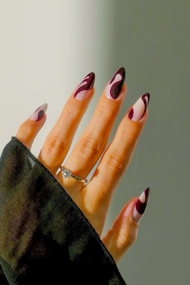 These Maroon Nails Are About to Become Your New Signature Manicure These Maroon Nails Are About to Become Your New Signature Manicure