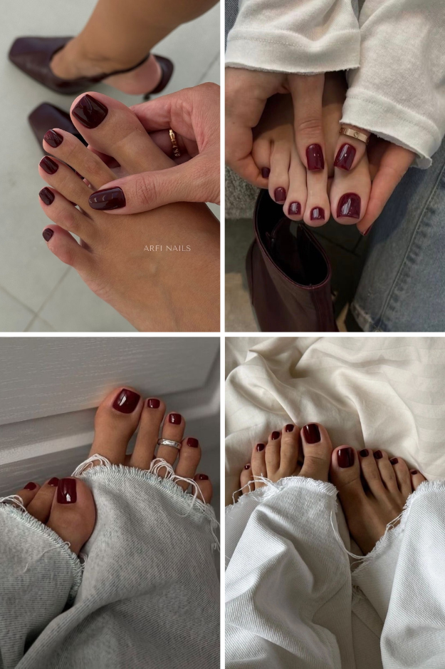10 Fall Toe Nail Colors That Look Expensive the Second You Put Them On 10 Fall Toe Nail Colors That Look Expensive the Second You Put Them On