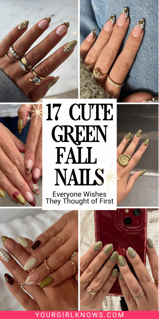 17 Green Fall Nails That Make Every Other Autumn Color Feel a Little Boring 17 Green Fall Nails That Make Every Other Autumn Color Feel a Little Boring
