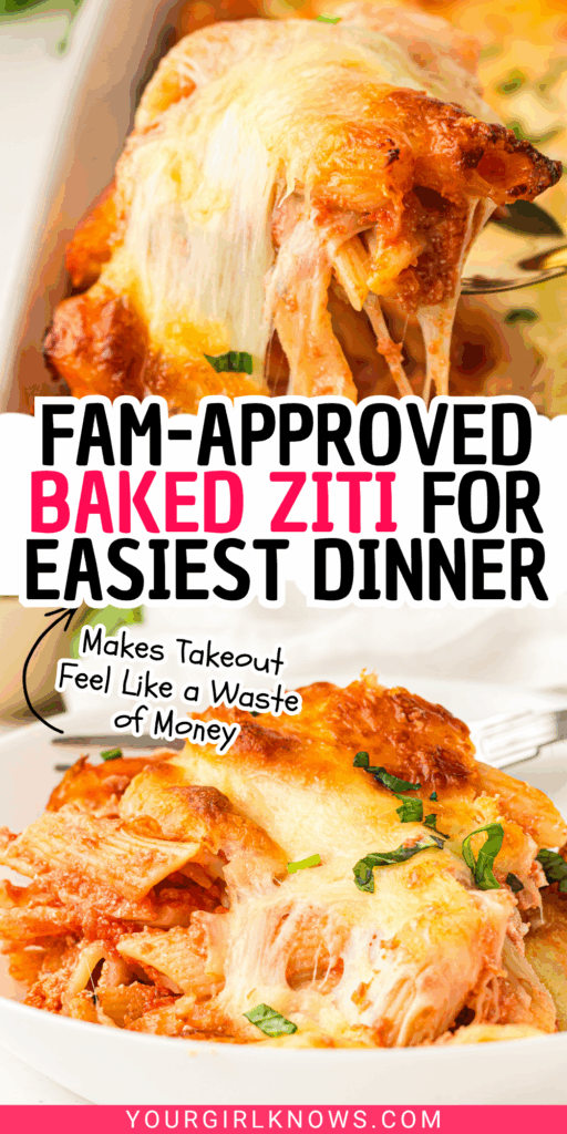 This Cheesy Baked Ziti Is the Kind of Dinner That Never Leaves Leftovers This Cheesy Baked Ziti Is the Kind of Dinner That Never Leaves Leftovers