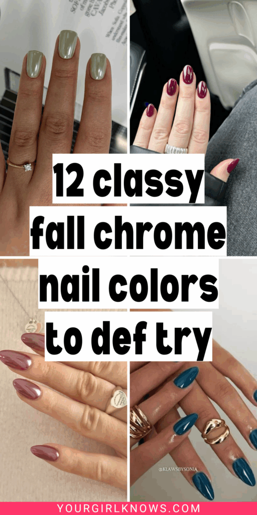 12 Fall Chrome Nail Colors That Are About to Take Over Your Pinterest Feed 12 Fall Chrome Nail Colors That Are About to Take Over Your Pinterest Feed