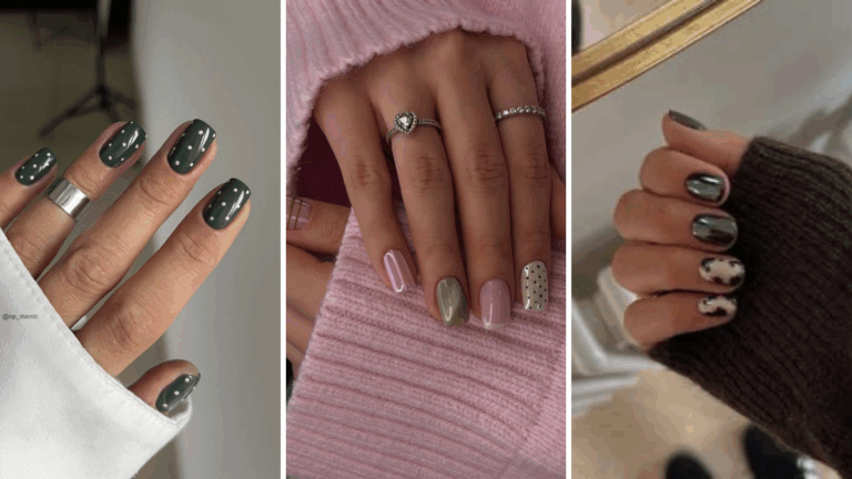 22 Gorgeous Short Winter Nails for Your Next Cozy-Girl Manicure