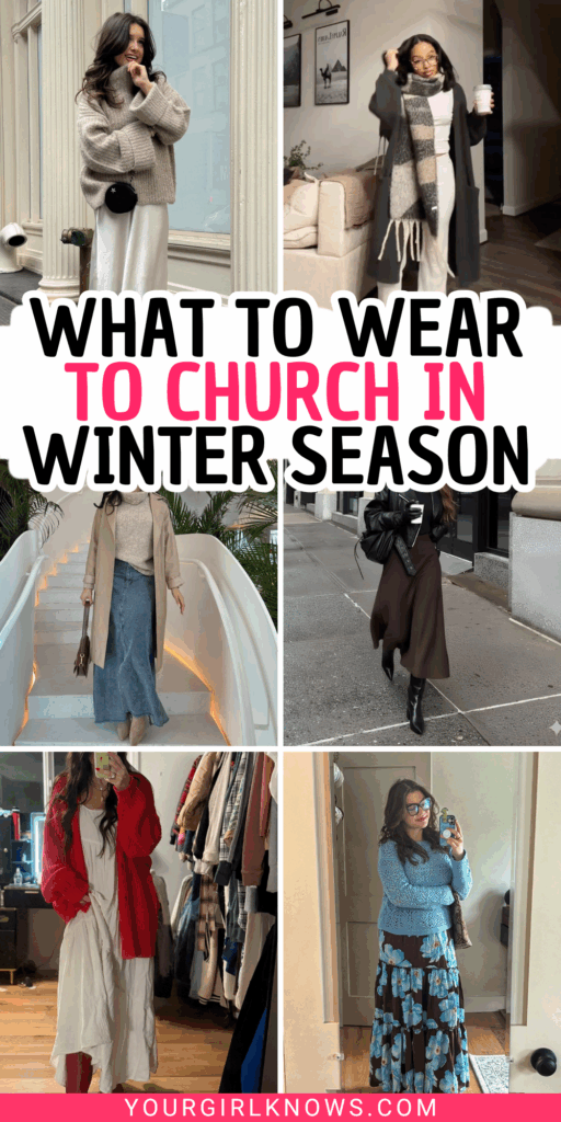 14 Winter Church Outfits That Make Modest Dressing Feel Anything but Boring 14 Winter Church Outfits That Make Modest Dressing Feel Anything but Boring