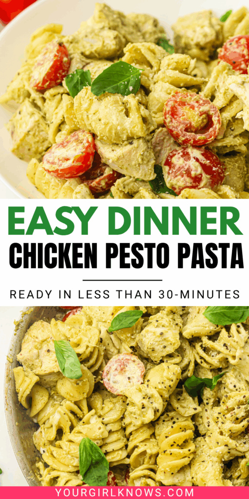 The 30-Minute Chicken Pesto Pasta That Makes Weeknight Dinner Feel Fancy The 30-Minute Chicken Pesto Pasta That Makes Weeknight Dinner Feel Fancy