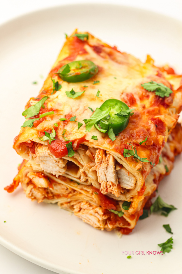 The Make-Ahead Chicken Enchiladas You'll Be So Glad You Stashed in the Freezer The Make-Ahead Chicken Enchiladas You'll Be So Glad You Stashed in the Freezer