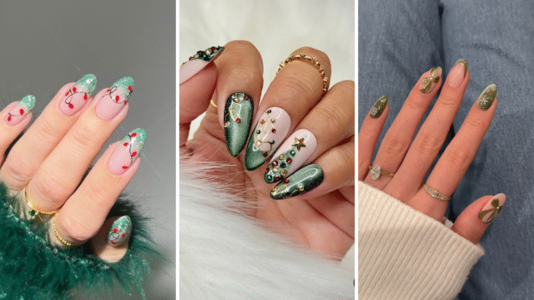 19 Green Christmas Nails to Save Before Your December Appointment
