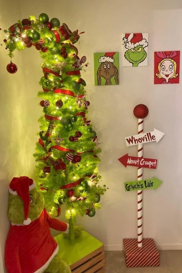 21 Creative Grinch Christmas Trees for a Whoville-Inspired Holiday Home 21 Creative Grinch Christmas Trees for a Whoville-Inspired Holiday Home