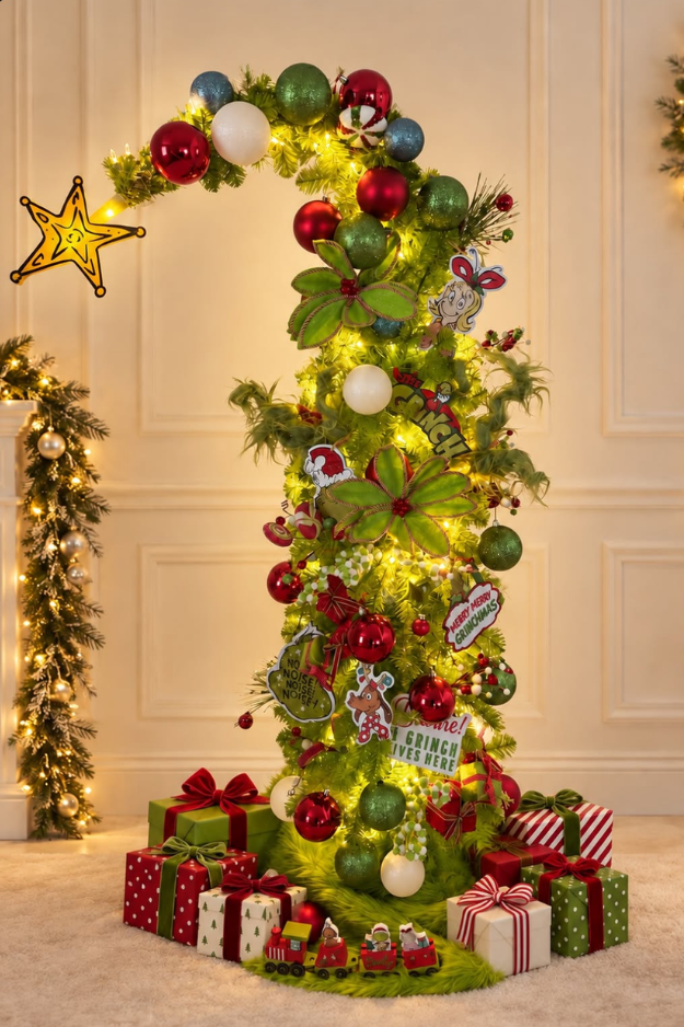 21 Creative Grinch Christmas Trees for a Whoville-Inspired Holiday Home 21 Creative Grinch Christmas Trees for a Whoville-Inspired Holiday Home